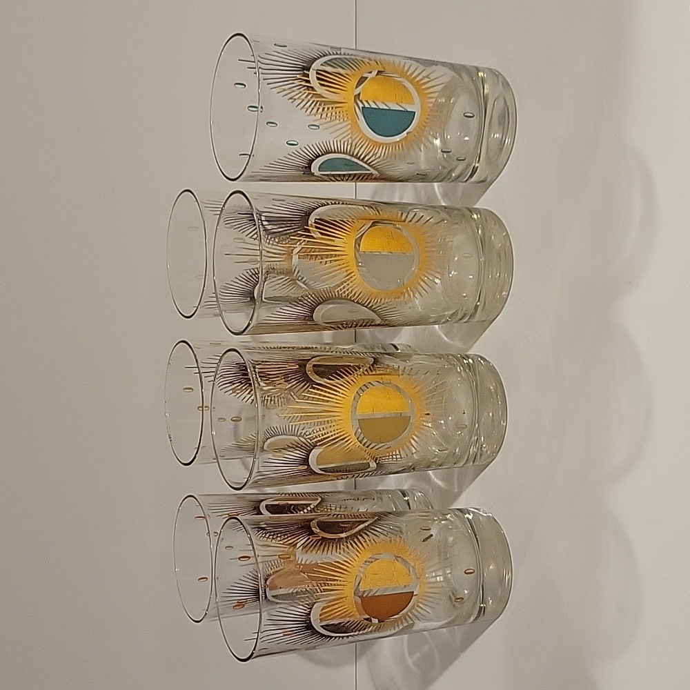 Fred Press MCM highball glassware